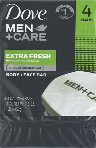 Dove Men+Care 3-in-1 Body Face Shaving Bar Extra Fresh Pack of 10