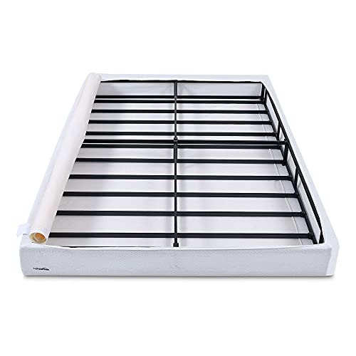 Twin Mattress Foundation Box Spring Bed Base 5-Inch Support - Easy Assembly