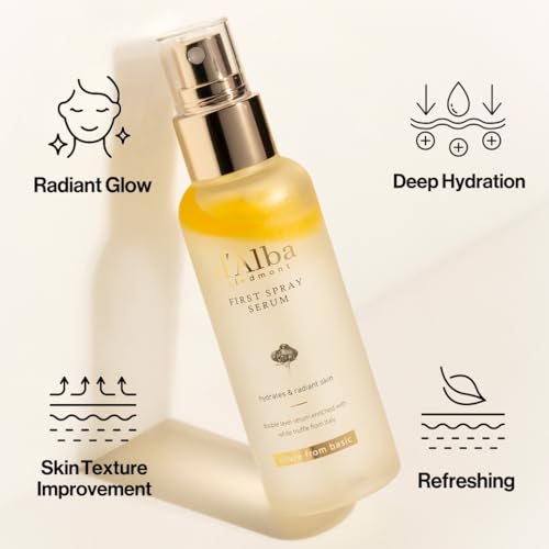 d'alba Piedmont White Truffle Spray Serum & Waterfull Tone-Up Sunscreen BROAD SPECTRUM SPF 50+, Korean Skin Care, All Skin Tones, Vegan