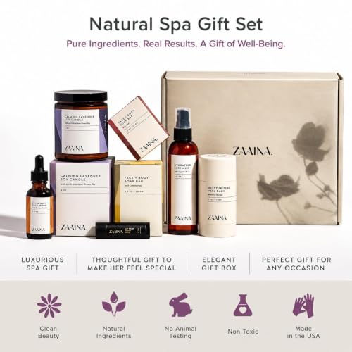 Happy Birthday Spa Gift Box for Women - Self Care Set & Luxury Skincare