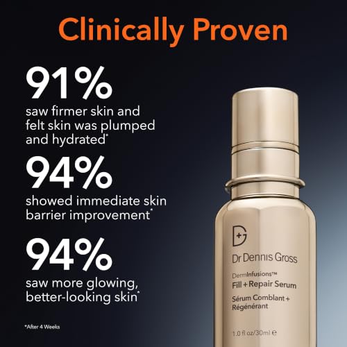 Dr Dennis Gross Fill Repair Serum with Hyaluronic Acid 1 oz - Needle-Free Skin Filler