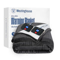 Westinghouse Electric Blanket Queen 84x90 Charcoal Soft Cozy Warmth ETL Certified