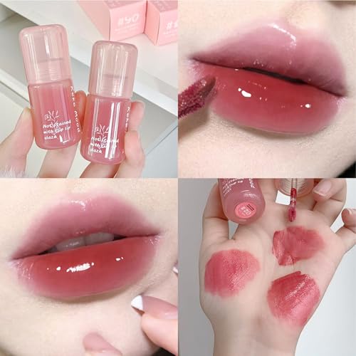 Gloss, Lipgloss for Women Waterproof, Lipstick Makeup Smooth and Comfortable, Lip Tint Brilliant Pearl Light, Lip Balm Gift For Girls Mom #light purple