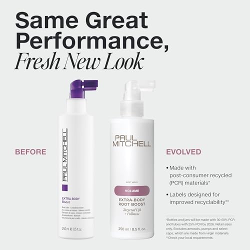 Paul Mitchell Extra-Body Root Boost Volumizing Hair Spray with Green Herbal Scent, 8.5 Fl Oz