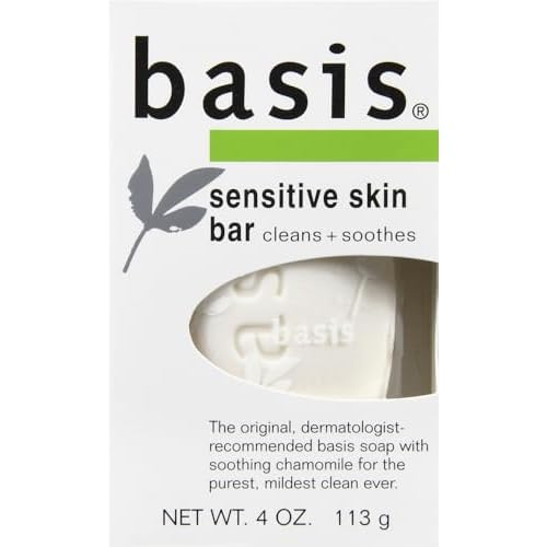 Basis Sensitive Skin Bar, 4oz. Per Bar (2 Pack)