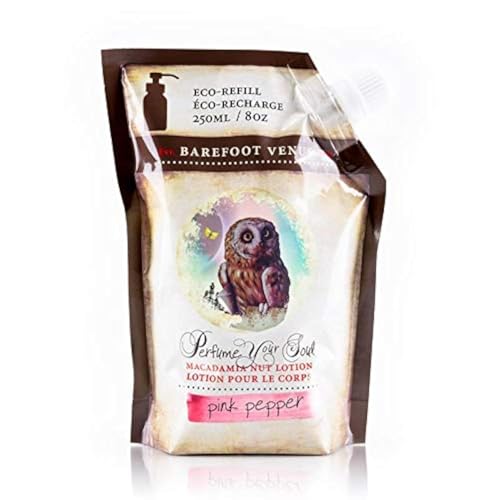 Barefoot Venus Macadamia Nut Body cream Lotion Eco-Refill 250 ML (Pink Pepper)