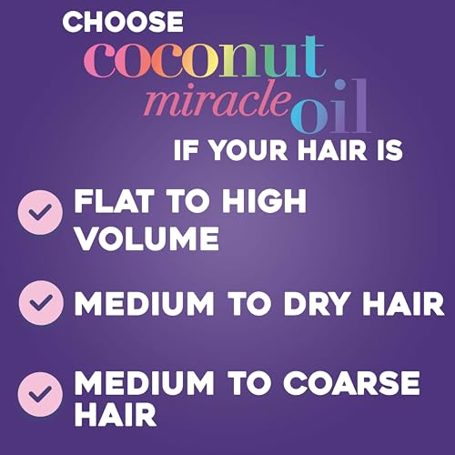 OGX Extra Strength Damage Remedy + Coconut Miracle Oil Conditioner for Dry,Frizzy or Coarse Hair,Hydrating & Flyaway Taming Conditioner,Paraben-Free,Sulfate-Free Surfactants,25.4 Fl Oz,(Pack of 2)