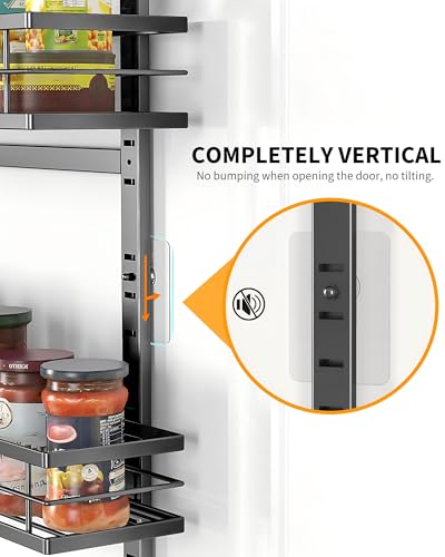 Moforoco 9-Tier Over-The-Door Pantry Organizer - Pack of 2, White, Kitchen & Home Storage