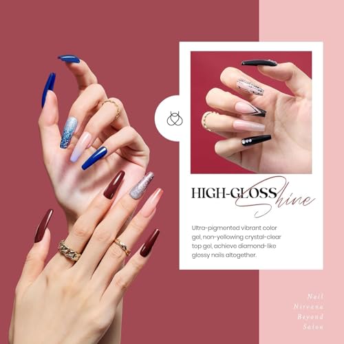 Beetles Gel Nail Polish Set 36 Colors with Top & Base Coats - Neutral Elegance Variation
