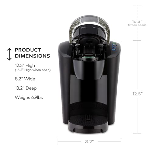 Keurig K-Compact Single-Serve Coffee Maker - Black, 3 Brew Sizes