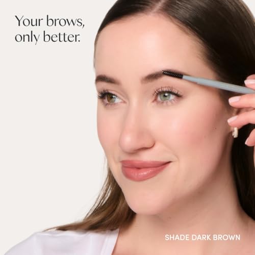Dark Brown Eyebrow Pencil - Hair-Like Strokes, Long-Lasting & Smudge Proof - Ravie Beauty