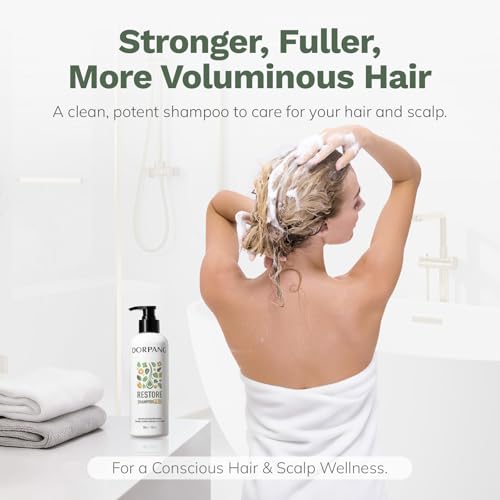 DORPANG Peptide Hair Growth Shampoo - Thinning Hair & Scalp Balance - Restore Shampoo - 355ml