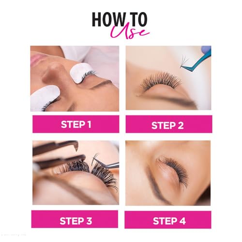 Volume Lash Extension, 0.05, 0.07, 0.10 Thickness C/D/CC Curl Mixed Premium Eyelash Extension, Professional Salon Use Soft Silk Lash Trays for Lash Extensions (Black 0.07 D, 7-15mm)