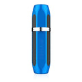 Travalo Vector Travel Perfume Atomizer with U-Change System - Leak-Proof and TSA Approved for Air Travel - Stylish Mini Perfume Refillable Bottle with Case - Blue 0.17oz