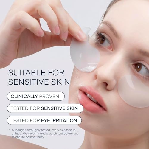 Hydrating SPF 50 Face Sunscreen & Eye Patches Duo - Water-Resistant, Soothing, Broad Spectrum Protection