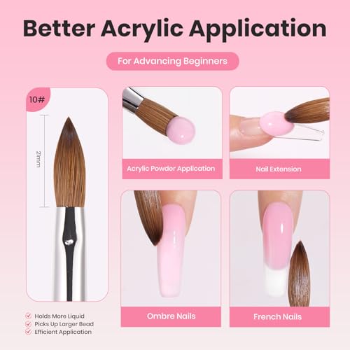 Press On Nails Kit with Nail Lamp,Pink French Tip Short Almond Gel Nails 24Pcs 16Sizes,All-in-One DIY Kit with Glue Remover Top Coat Cuticle Oil Mini UV Lamp,28+Days Long Lasting,Gift for Women