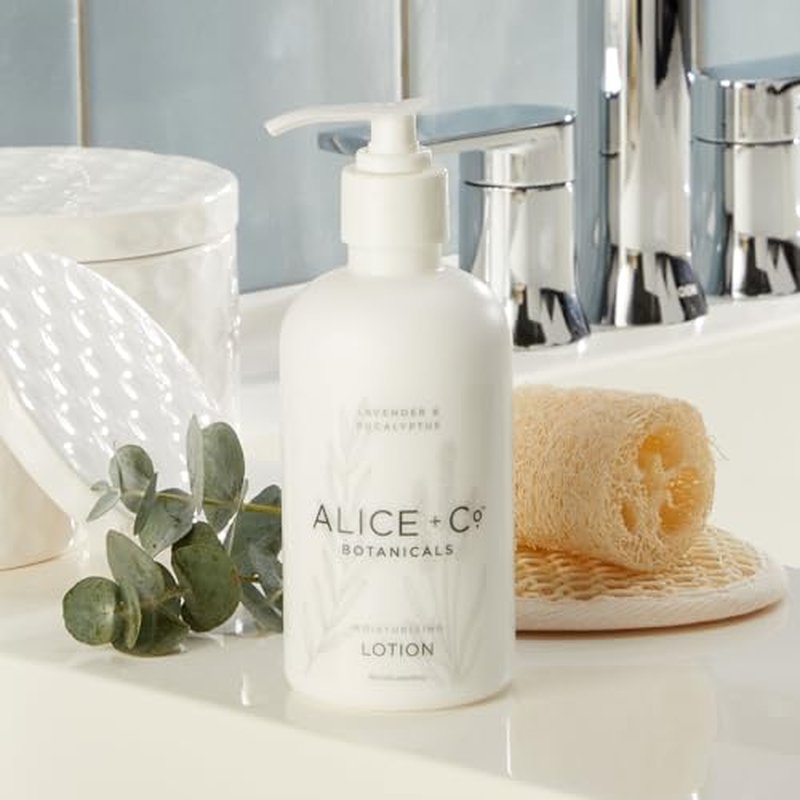 Alice + Co. Skin Care Bundle - Body Wash & Body Lotion - Lavender & Eucalyptus - 1 of Each
