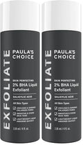 Paula's Choice 2% BHA Liquid Exfoliant for Face - 4 Fl Oz Pack of 2
