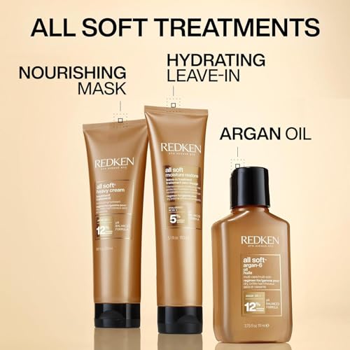 Redken All Soft Heavy Cream Mask - Deep Moisturizing Hair Treatment 8.5 Fl Oz