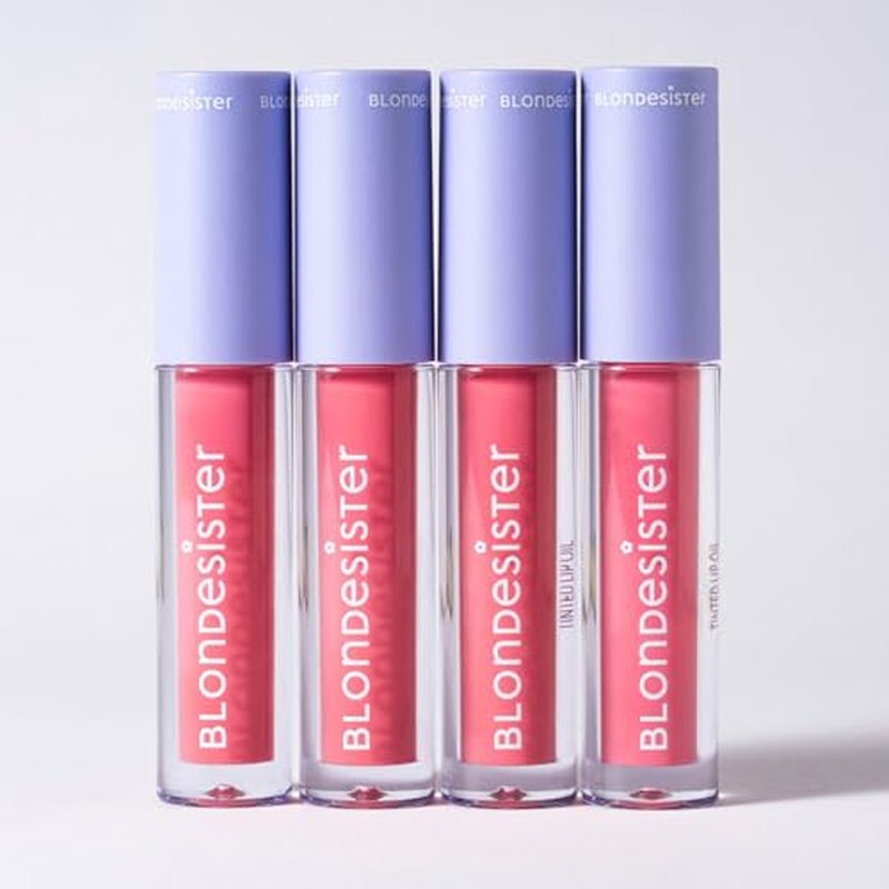 2-in-1 Sweet Gloss Tinted Lip Oil - Lip Oil for Women - Hydrating, Non-Sticky Formula with Light Color - 02 Pink Chocolate - 0.084 oz
