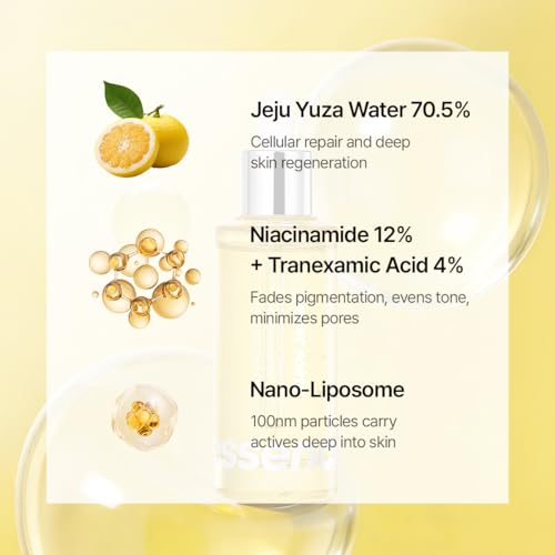 Brightening Facial Serum with Niacinamide & Vitamin C - Hydrating Anti-Pigmentation Formula
