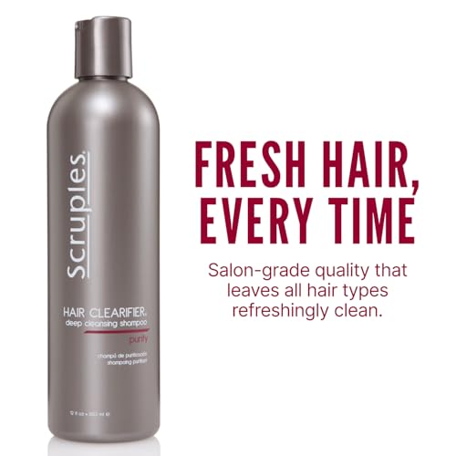 Scruples Hair Clearifier Shampoo 12 oz – Deep Clarifying Detox for All Hair Types (Professional Grade)