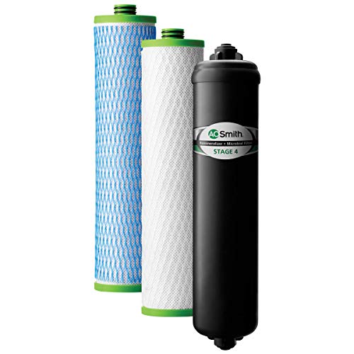 Reverse Osmosis Water Filter Replacement Kit for AO-US-RO-4000 - Carbon & Microbial Boost