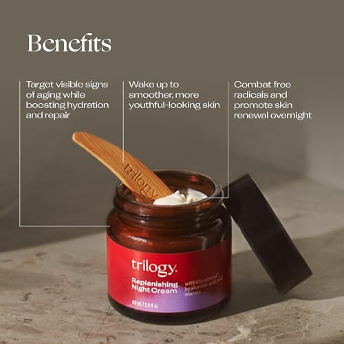 Trilogy, Night Cream Replenishing, 2 Fl Oz