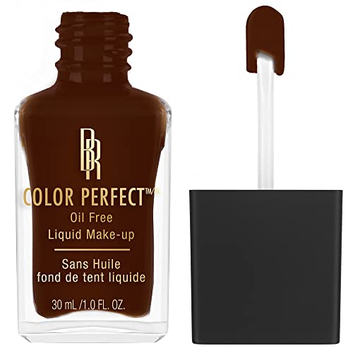 Liquid Foundation for Darker Skin Tones - Full Coverage, Natural Finish, 1 Oz Pack of 5 - Oil-Free Makeup