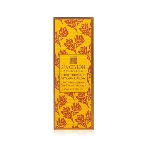 SPA CEYLON True Turmeric Vitamin C Glow Anti Pollution Gel Facial Masque | Natural Exfoliation | Face Mask | Skin Care | Hydrating