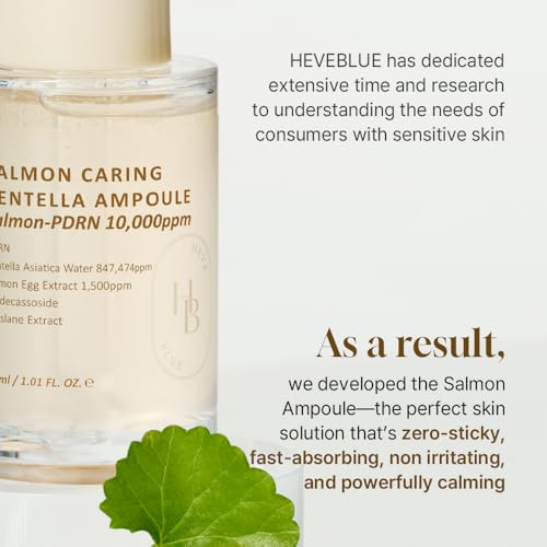 Salmon & Centella Ampoule for Sensitive Skin - Rejuvenating Korean Skincare