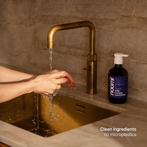 Naomi After-Cooking Hand Scrub Bergamot & Pepper 16.9 Fl Oz - Odor Neutralizing & Exfoliating