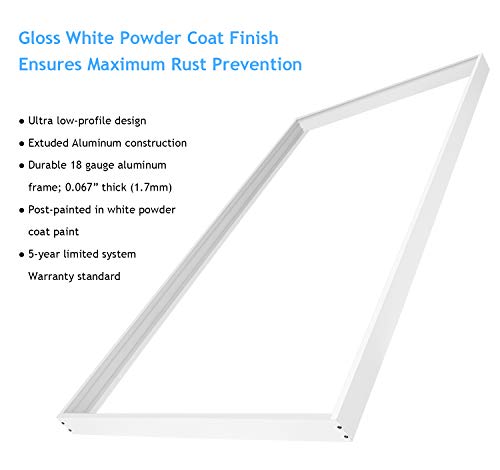 2x4 Surface Mount Kit for LED Flat Panel Lights - 6 Pack, VocgoUU