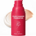 Color Changing Foundation with SPF 50 - Hydrating Liquid Makeup for Mature Skin