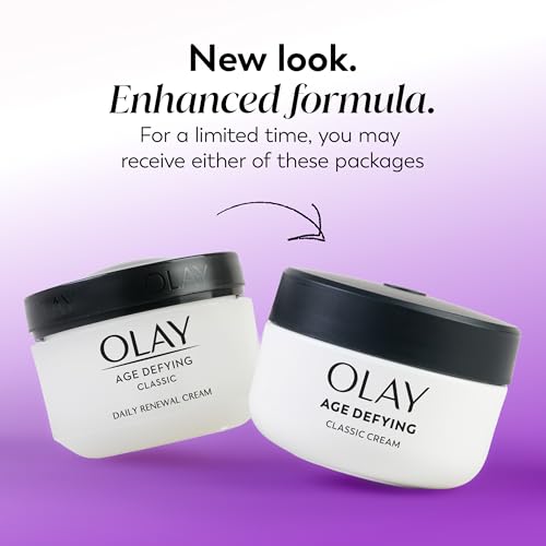 Olay Age Defying Classic Daily Renewal Cream Face Moisturizer 2 Oz x3