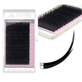 Matte Mink Flat Eyelash Extension 0.25 D Curl 10mm Ellipse Eyelashes False Mink Individual Eyelash Extension Professional Salon Used by Qeelasee