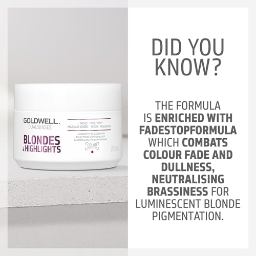 Goldwell Dualsenses Blondes & Highlights Anti-Yellow 60sec Treatment 6.8oz, 200mL