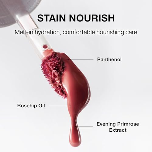 Lip & Cheek Stain Glow Tint - Drop Pink, Long Lasting, Vegan & Cruelty-Free, 0.11 fl oz