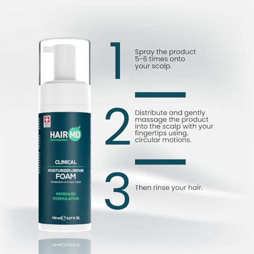 Men's Post-Transplant Hair Growth Foam - Nourishing Scalp Care 150ml