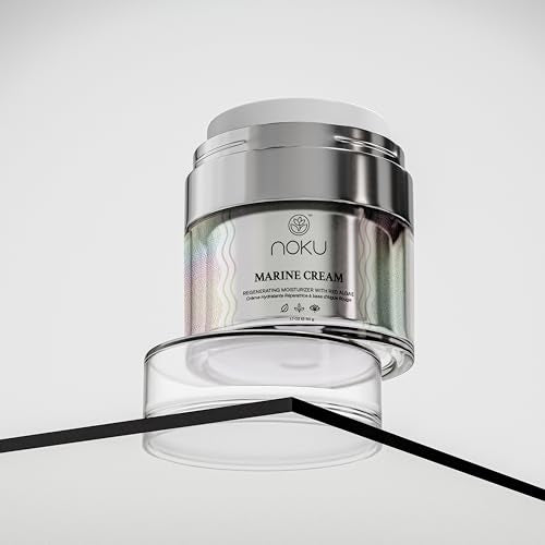 Noku Marine Cream 50ml - Hydrating Anti-Aging Face Moisturizer with Red Algae & Vegan Collagen