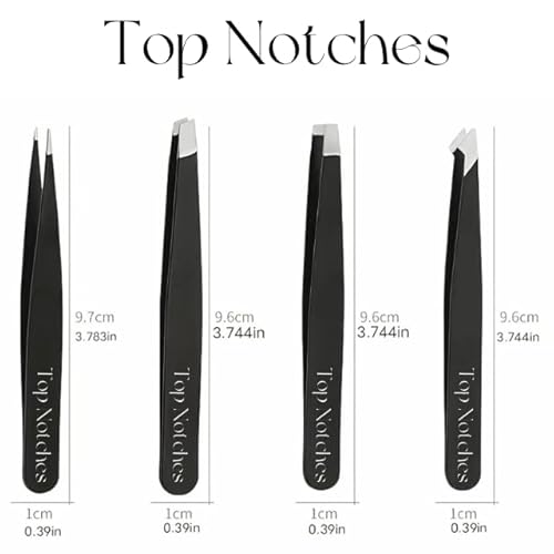Tweezer Set - High Grade Tweezers For Women And Men, Perfect For Eyebrows Facial Hair Ingrown Hair And Splinter Removal
