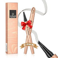 Microblading Eyebrow Pen - Eyebrow Pencils for Women, Long Lasting Waterproof Brow Pencil With Micro-Fork Tip Applicator and Stays on All Day£¬Gift for Women (2 PCS Dark Brown)