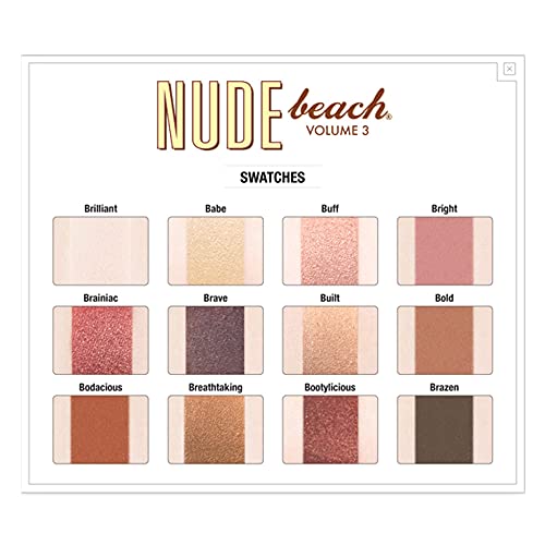 12-Color Eyeshadow Palette with Long-Lasting, Triple-Milled Pigments