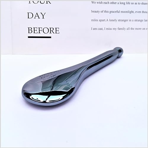 SAEEYCUE Terahertz Stone Gua Sha Scraping Tools Lymphatic Drainage Massager Facial (A)