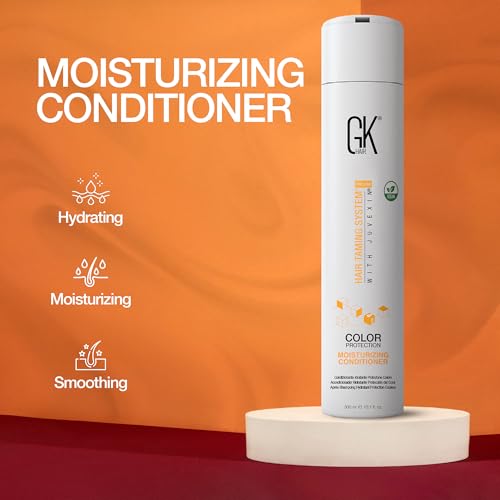 GK HAIR Hydrate Moisturizing Conditioner for Dry Damaged Colored Hair Protection Deep Conditioning with Argan Oil Keratin Frizz Control Smooth Healthy All Hair Sulfate Free Women and Men ? 10.1 Ounce
