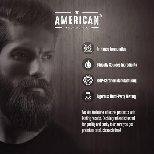 American Shaving Co. Swash Beard Oil for Men | Made With Jojoba Oil | Lightweight, Non-Greasy Beard Conditioner & Softener | Natural Oil for Thicker Beard | Beard care products for men | Made in USA