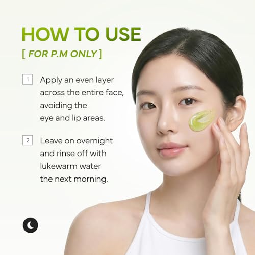 SAM'U PDRN Advanced Sleeping Mask for Purifying, Hydrating Korean Overnight Mask with Cica PDRN & Ceramide Bead for Bright Korean Glass Skin, Soothing Night Moisturizer 70mL / 2.36 fl. oz