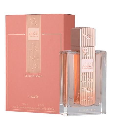 Lattafa Angham Second Song Unisex Eau de Parfum 100ml - Long-Lasting Floral Vanilla Fragrance