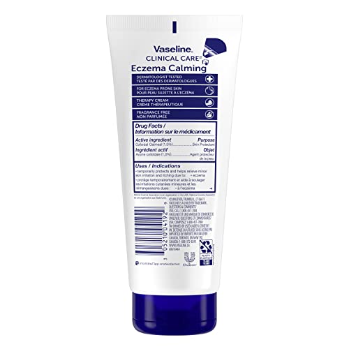 Eczema & Dry Skin Relief Lotion Set with Lip Balm - Fragrance-Free, Calming Oatmeal & Petroleum Jelly