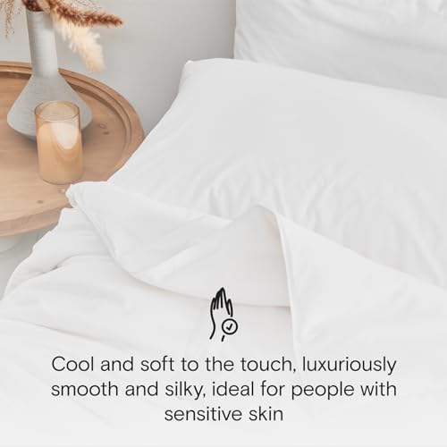 DOZ All Season Cooling Comforter Twin XL - Bamboo Viscose, Breathable, Lightweight, Soft, Down Alternative Duvet Insert with 8 Loops